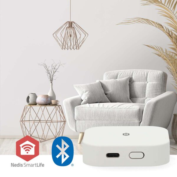 Nedis SmartLife Gateway | Bluetooth?? / Zigbee 3.0 | 50 Devices | USB Powered | Androidƒ?› / IOS | White - Image 4