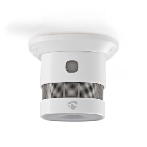 Nedis SmartLife Smoke Detector | Zigbee 3.0 | Battery Powered | Sensor life cycle: 10 year | EN 14604 | Max. battery life: 60 Months | 85 dB | White | 1 pcs - Image 2