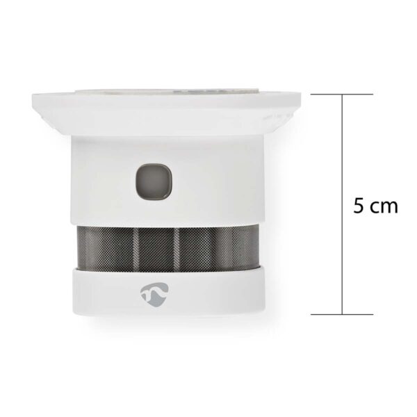 Nedis SmartLife Smoke Detector | Zigbee 3.0 | Battery Powered | Sensor life cycle: 10 year | EN 14604 | Max. battery life: 60 Months | 85 dB | White | 1 pcs - Image 8