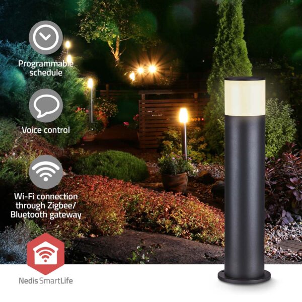 Nedis Smartlife Outdoor Light | 360 lm | Zigbee 3.0 | 10 + 4 W | RGB / Warm White | 2700 K | Aluminium | Androidƒ?› / IOS - Image 9