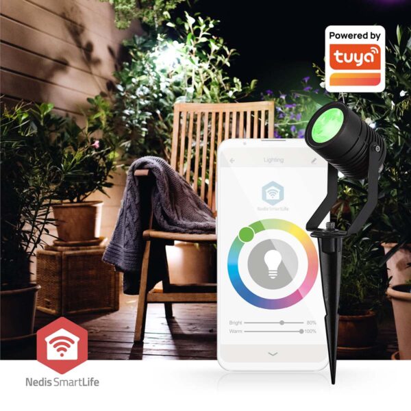 Nedis Smartlife Outdoor Light | 3 x 90 lm | Zigbee 3.0 | 3 x 3 W | RGB | 2700 K | Aluminium | Androidƒ?› / IOS - Image 9