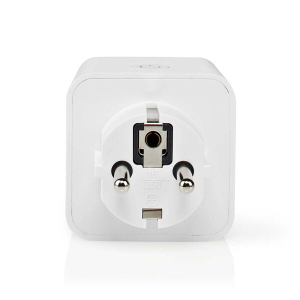 Nedis SmartLife Smart Plug | Zigbee 3.0 | IP21 | Power meter | 3680 W | Hybrid (CEE 7/7) | 0 - 55 ?øC | Androidƒ?› / IOS | White | 1 pcs - Image 4