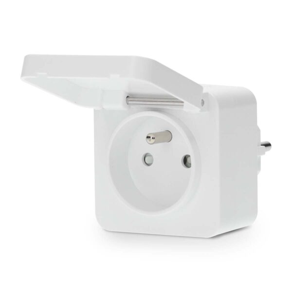 Nedis SmartLife Smart Plug | Zigbee 3.0 | IP44 | Power meter | 3680 W | Type E (CEE 7/6) | 0 - 55 ?øC | Androidƒ?› / IOS | White | 1 pcs - Image 6