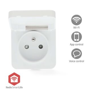 Nedis SmartLife Smart Plug | Zigbee 3.0 | IP44 | Power meter | 3680 W | Type E (CEE 7/6) | 0 - 55 ?øC | Androidƒ?› / IOS | White | 1 pcs