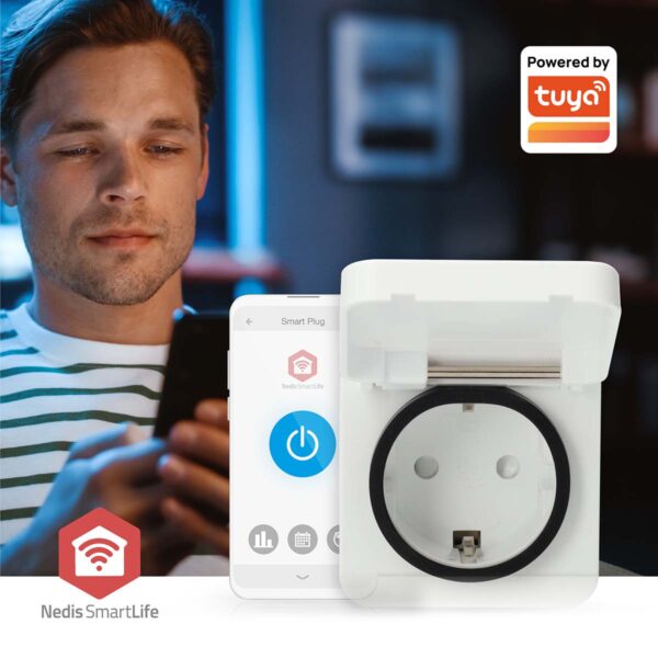 Nedis SmartLife Smart Plug | Zigbee 3.0 | IP44 | Power meter | 3680 W | Type F (CEE 7/7) | -25 - 55 ?øC | Androidƒ?› / IOS | White | 1 pcs - Image 7