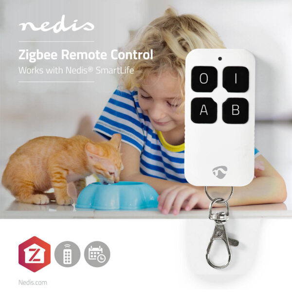 Nedis SmartLife Remote Control | Zigbee 3.0 | Number of buttons: 4 | Androidƒ?› / IOS | White - Image 5