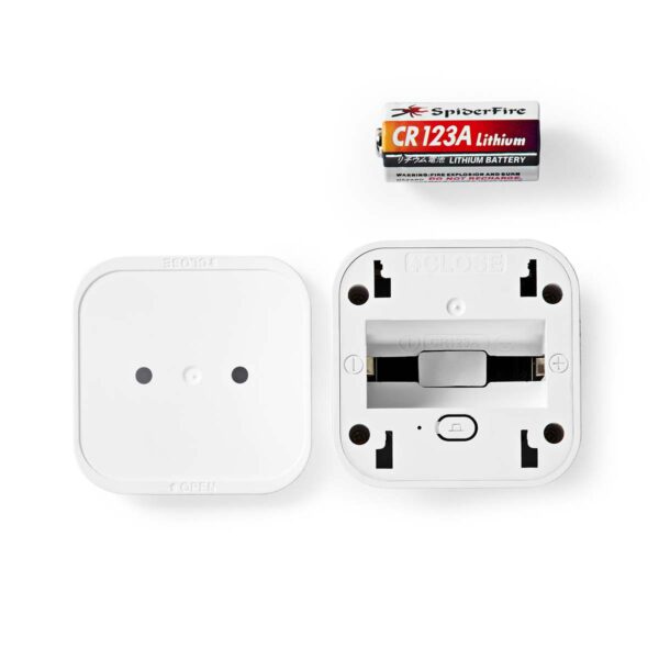 Nedis SmartLife Motion Sensor | Zigbee 3.0 | Battery Powered / USB Powered | Detector angle: 100 ?ø | Detector range: 7 m | Max. battery life: 24 Months | White - Image 3