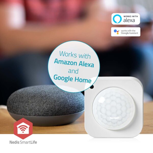 Nedis SmartLife Motion Sensor | Zigbee 3.0 | Battery Powered / USB Powered | Detector angle: 100 ?ø | Detector range: 7 m | Max. battery life: 24 Months | White - Image 7