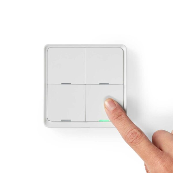 Nedis SmartLife Wall Switch | Zigbee 3.0 | Wall Mount | Androidƒ?› / IOS | Plastic | White - Image 8