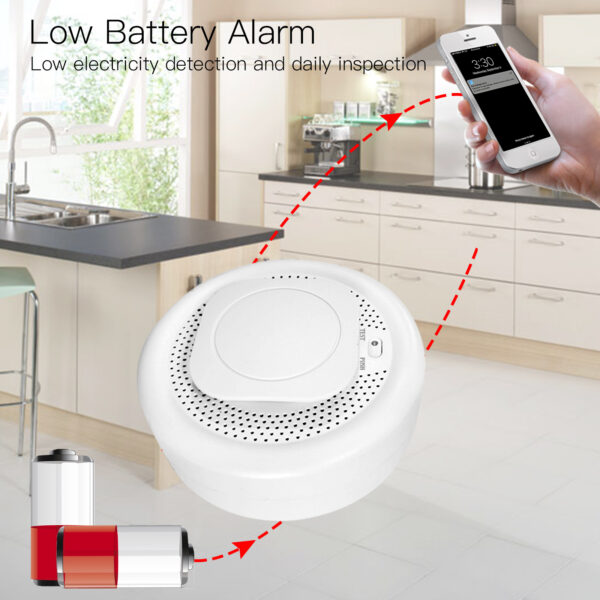 ZigBee Smart Smoke Fire Detector Sensor - Image 2
