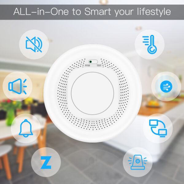 ZigBee Smart Smoke Fire Detector Sensor - Image 3