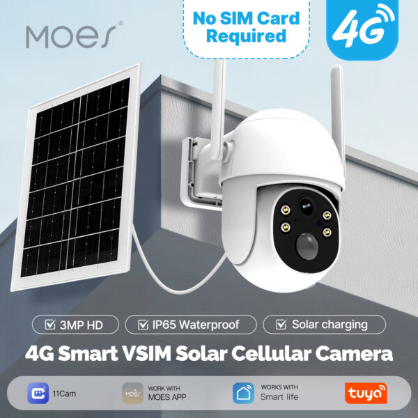 4G Smart VSim Solar Cellular Camera