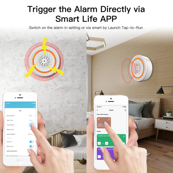 WIFI 90dB Loud Alarm with 18 Alarm Ringtones - Image 5