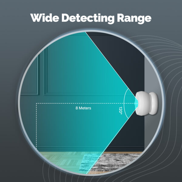 Zigbee Smart PIR Sensor Human Body Infrared Motion Detector With Magnetic Base - Image 2