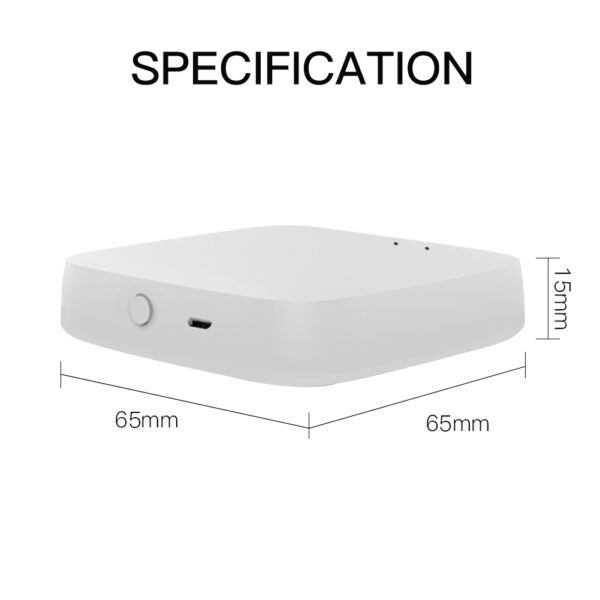 Tuya ZigBee Smart Gateway Hub Smart Home Automation for All Tuya ZigBee3.0 Smart Products - Image 3