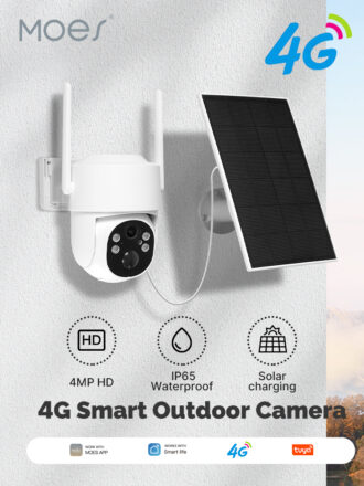 Advanced 4G Outdoor Security Camera with Solar Power
