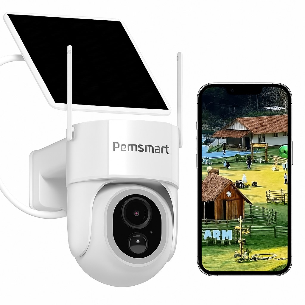 Pemsmart Tuya Smartlife 4G Solar Panel Low Power Wireless PTZ Camera / IoT 4G SIM Card | 12 to 24 months contract with nationwide coverage. - Image 3