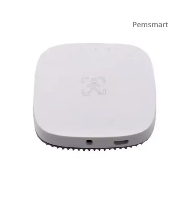Pemsmart Tuya Smart WiFi Zigbee Breathing Presence Sensor | Smart wall-mounted radar sensor detects human presence, motion, and breathing with 24GHz precision