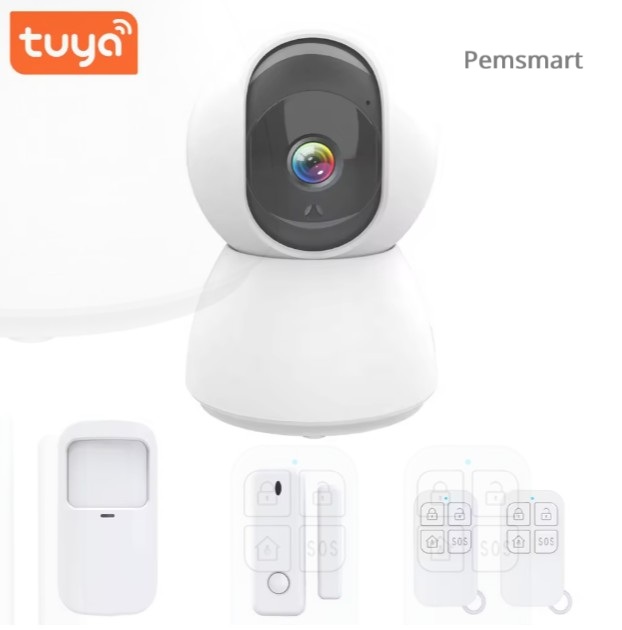 IOT 2 in 1 Pemsmart Home Alarm Security System Camera With Door/Window Sensor,Remote Control SOS Motion Detector - Image 7
