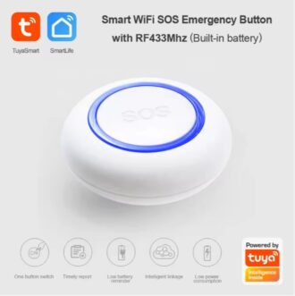 Pemsmart Tuya WiFi Smart SOS Emergency Panic Button with RF433MHz – Safety & Peace of Mind for the Elderly, Kids, and Families