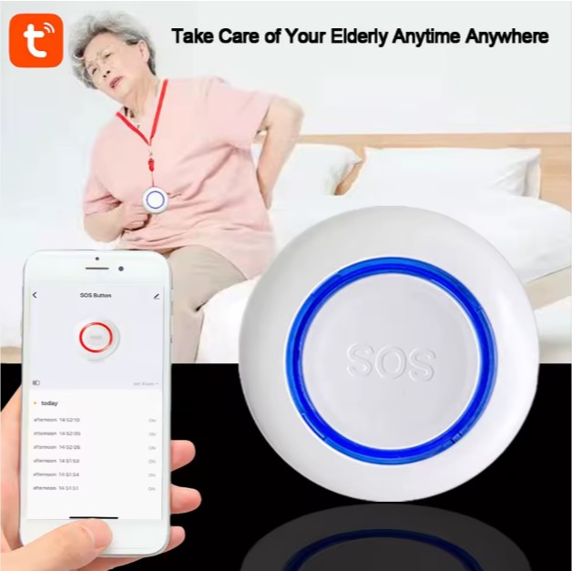 Pemsmart Tuya WiFi Smart SOS Emergency Panic Button with RF433MHz – Safety & Peace of Mind for the Elderly, Kids, and Families - Image 5