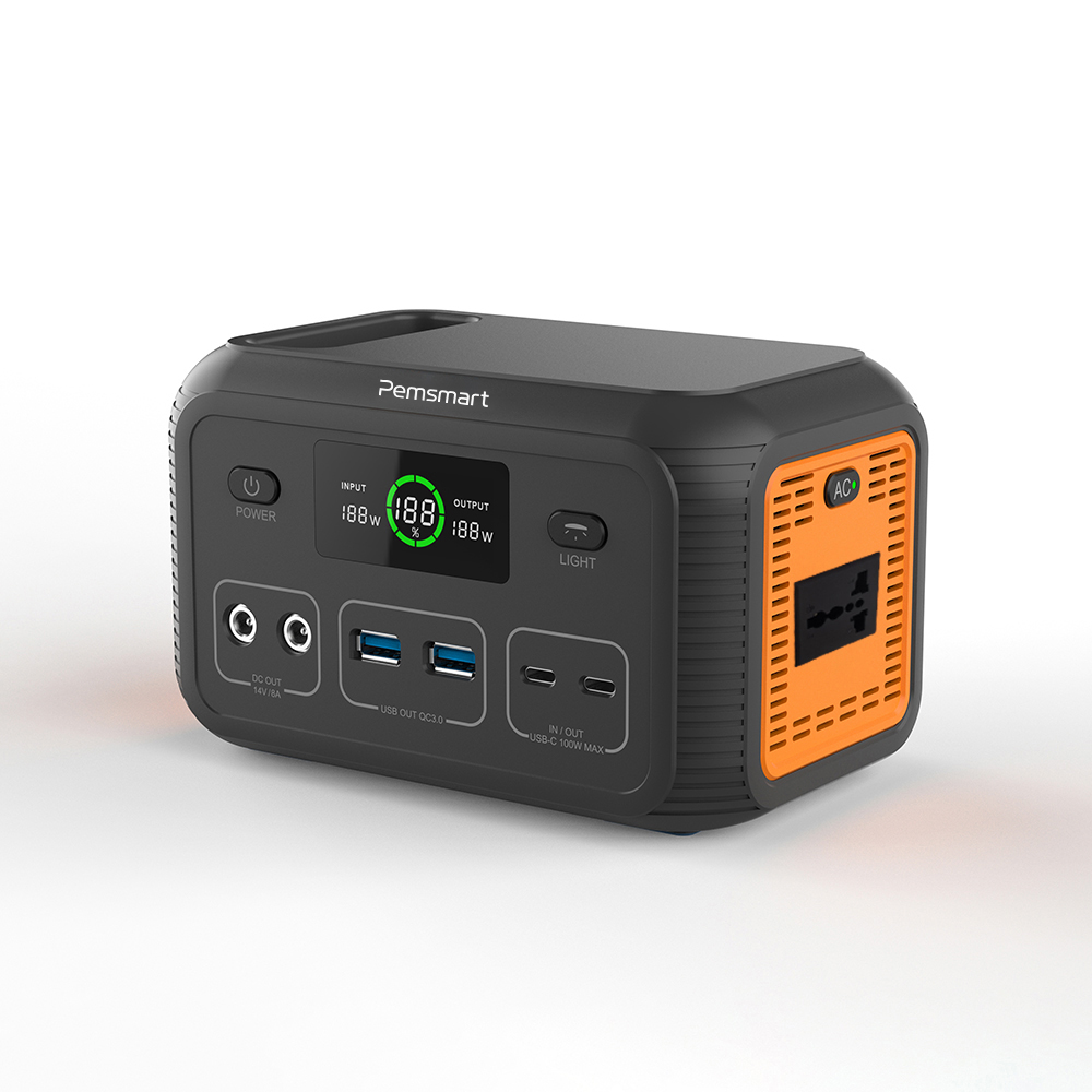 Pemsmart Q150 Portable Power Station 150W 12.8V/8000mAH/99.84Wh; Portable mobile socket, integration I Solar Energy and DC15V Charging Input I High capacity and high rate lithium charging and discharging I Standard 220-240V Universal Outlet - Image 2