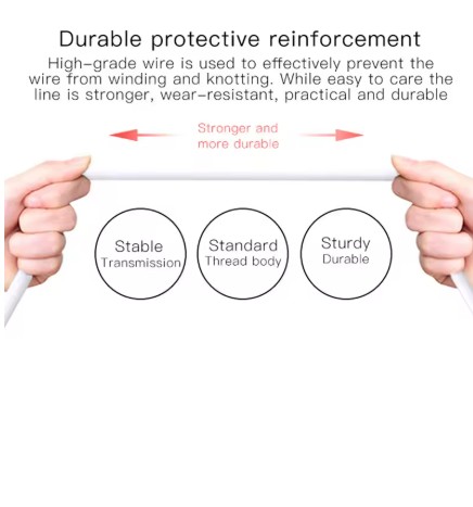 Pemsmart Wired Lightning Earphones for Apple iPhone – HiFi Sound with Built-in Microphone & Active Noise Cancelling - Image 3