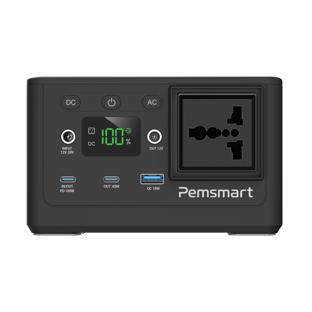 Pemsmart DPS-150S Portable Power Station 150W 96Wh LiFePO4 – Flight Safe 230V Universal AC Power Bank with 100W PD Fast Charging - Image 3