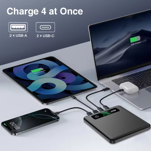 Pemsmart PD-100LS 100W Power Bank 20000mAh (74Wh) – Flight Safe USB-C Fast Charging Portable Laptop Charger - Image 9